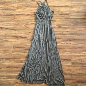 Papaya maxi summer dress